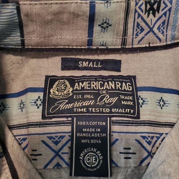 American Rag button up short sleeve - Picture 3 of 3